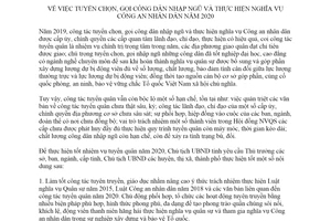 Chỉ thị 15/CT-UBND 2019 chọn gọi công dân nhập ngũ nghĩa vụ công an nhân dân tỉnh Quảng Bình