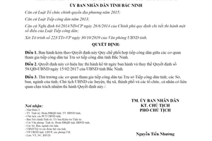 Quyết định 756/QĐ-UBND 2019 Quy chế tiếp công dân tại Trụ sở tiếp công dân tỉnh Bắc Ninh