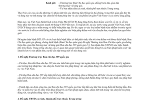 Công văn 10/BCĐDTLCP 2019 tăng cường kiểm soát vận chuyển lợn sản phẩm từ lợn qua biên giới