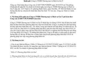 Công văn 4526/TCT-KK 2019 chuyển đổi phương pháp tính thuế giá trị gia tăng