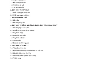 Quy chuẩn kỹ thuật quốc gia QCVN 06:2019/BTC về Gạo dự trữ quốc gia