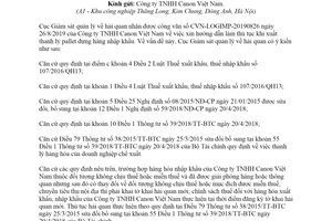 Công văn 3940/GSQL-GQ2 2019 thủ tục khi xuất thanh lý pallet đựng hàng nhập khẩu