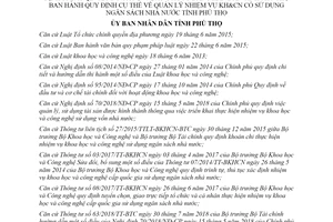 Quyết định 18/2019/QĐ-UBND nhiệm vụ khoa học công nghệ sử dụng ngân sách nhà nước Phú Thọ