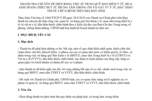 Kế hoạch 386/KH-UBND 2019 mua sắm trang thiết bị vật tư y tế đấu thầu thuốc chữa bệnh tỉnh Hà Tĩnh