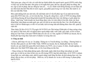 Chỉ thị 15/CT-UBND 2019 quản lý người nước ngoài nhập xuất cảnh cư trú hoạt động tỉnh Bắc Ninh