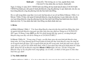 Công văn 8059/UBND-TH2 2019 đính chính Quyết định số 48/2019/QĐ-UBND tỉnh Lâm Đồng