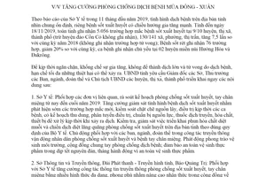 Chỉ thị 14/CT-UBND 2019 tăng cường phòng chống dịch bệnh mùa Đông Xuân Quảng Trị