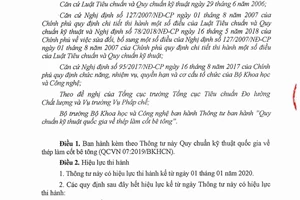 Thông tư 13/2019/TT-BKHCN quy chuẩn kỹ thuật quốc gia về thép làm cốt bê tông