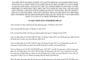 Quyết định 33/2019/QĐ-UBND sửa đổi Quyết định sửa đổi cơ quan giải quyết đất đai Bình Thuận