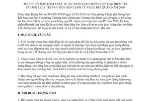 Kế hoạch 123/KH-UBND 2019 thực hiện trật tự an toàn giao thông dịp cao điểm Tết tỉnh Tuyên Quang