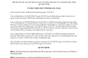 Quyết định 915/QĐ-UBND 2019 Đề án sắp xếp cơ cấu tổ chức bộ máy của Thanh tra Quảng Ngãi