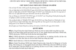 Quyết định 4652/QĐ-UBND 2019 công bố thủ tục hành chính Giải quyết tố cáo tỉnh Quảng Bình