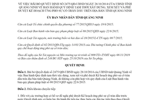 Quyết định 37/2019/QĐ-UBND Kế hoạch ứng phó sự cố tràn dầu tỉnh Quảng Ninh