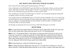 Quyết định 4671/QĐ-UBND 2019 công bố thủ tục hành chính Dược phẩm Sở Y tế tỉnh Quảng Bình