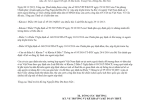 Công văn 5485/TCT-KK 2019 nộp lệ phí trước bạ đối với người Việt Nam định cư ở nước ngoài