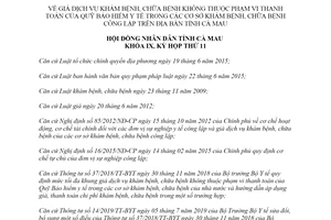 Nghị quyết 22/2019/NQ-HĐND giá dịch vụ khám bệnh không thuộc Quỹ Bảo hiểm y tế tỉnh Cà Mau