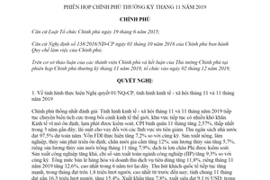 Nghị quyết 117/NQ-CP 2019 phiên họp Chính phủ thường kỳ