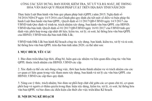 Kế hoạch 10638/KH-UBND 2019 kiểm tra hệ thống hóa văn bản quy phạm pháp luật tỉnh Đắk Lắk