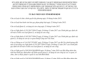 Quyết định 64/2019/QĐ-UBND phân cấp quản lý sử dụng tài sản công tại các cơ quan tỉnh Bình Định