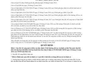 Quyết định 27/2019/QĐ-UBND bồi thường hỗ trợ tái định cư khi thu hồi đất Đắk Lắk