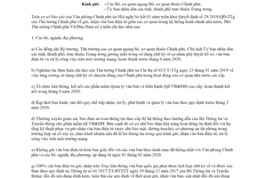 Công văn 11796/VPCP-KSTT 2019 thông báo ý kiến về gửi nhận văn bản điện tử