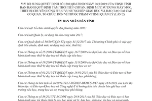 Quyết định 2123/QĐ-UBND 2019 thiết bị chuyên dùng cho sự nghiệp giáo dục tỉnh Phú Yên