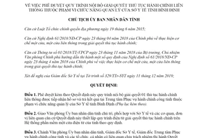 Quyết định 4797/QĐ-UBND 2019 giải quyết quy trình thủ tục hành chính Sở Y tế tỉnh Bình Định