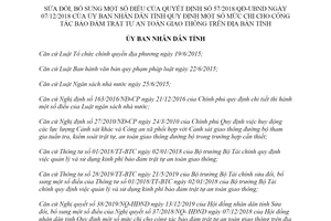 Quyết định 71/2019/QĐ-UBND mức chi cho công tác bảo đảm trật tự an toàn giao thông tỉnh Bình Định