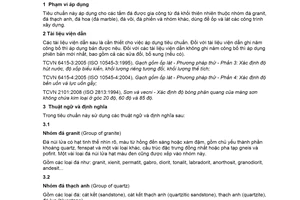 Tiêu chuẩn quốc gia TCVN 4732:2016 về Đá ốp, lát tự nhiên