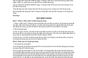 Thông tư 14/2019/TT-BXD hướng dẫn xác định và quản lý chỉ số giá xây dựng