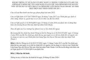 Thông tư 03/2020/TT-BTC bãi bỏ Thông tư thủ tục giải ngân nguồn viện trợ của Liên bang Nga