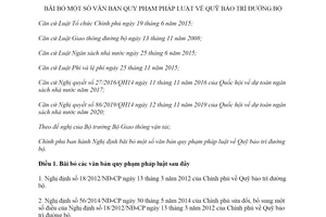 Nghị định 09/2020/NĐ-CP bãi bỏ một số văn bản quy phạm pháp luật Quỹ bảo trì đường bộ