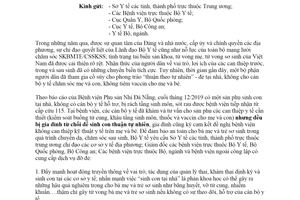 Công văn 19/BYT-BM-TE 2020 đẩy mạnh đảm bảo an toàn cho bà mẹ và trẻ sơ sinh khi sinh con