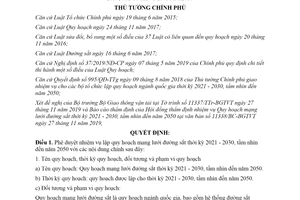 Quyết định 82/QĐ-TTg 2020 phê duyệt nhiệm vụ lập quy hoạch mạng lưới đường sắt