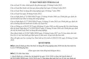 Quyết định 05/2020/QĐ-UBND quy định giá thóc thu thuế sử dụng đất nông nghiệp tỉnh Gia Lai