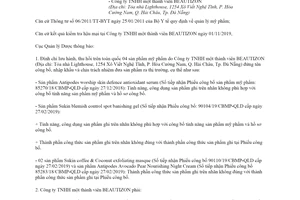 Công văn 530/QLD-MP 2020 đình chỉ lưu hành thu hồi mỹ phẩm