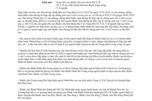 Công văn 362/BYT-KCB 2020 thực hiện Công điện 121/CĐ-TTg Chỉ thị 05/CT-TTg