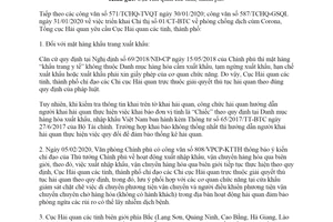 Công văn 676/TCHQ-GSQL 2020 triển khai phòng chống dịch cúm Corona