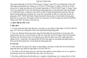 Kế hoạch 550/KH-UBND 2020 theo dõi tình hình thi hành pháp luật lĩnh vực trọng tâm Bình Thuận