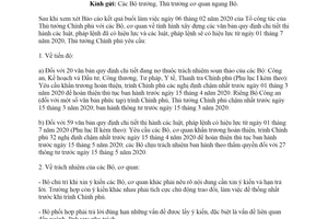 Công văn 228/TTg-PL 2020 ban hành văn bản quy định chi tiết thi hành luật pháp lệnh