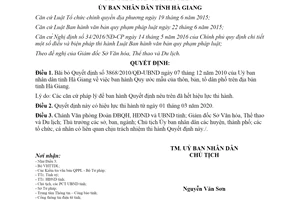 Quyết định 04/2020/QĐ-UBND bãi bỏ Quyết định 3868/2010/QĐ-UBND tỉnh Hà Giang