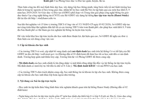 Công văn 514/SGDĐT-VP 2020 hệ thống ôn tập trực tuyến môn Sử Địa Lý Sở Giáo dục Hà Nội