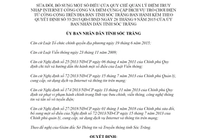 Quyết định 07/2020/QĐ-UBND sửa đổi Quy chế quản lý điểm truy nhập Internet công cộng Sóc Trăng