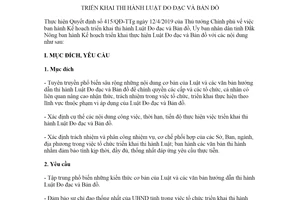 Kế hoạch 87/KH-UBND 2020 triển khai thi hành Luật Đo đạc Bản đồ tỉnh Đắk Nông