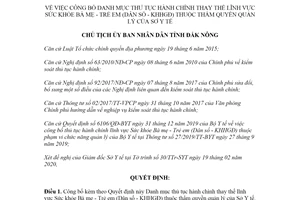 Quyết định 247/QĐ-UBND 2020 công bố thủ tục hành chính Sức khỏe Bà mẹ Sở Y tế Đắk Nông