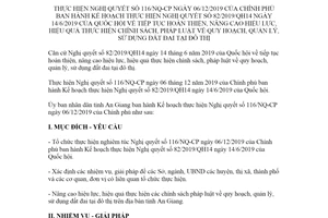 Kế hoạch 74/KH-UBND 2020 chính sách pháp luật quy hoạch quản lý sử dụng đất đai đô thị An Giang