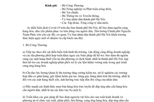 Công văn 1771/VPCP-KTTH 2020 bảo đảm nguồn cung hàng hóa phục vụ tiêu dùng của người dân