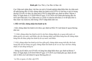 Công văn 160/CN-TACN 2020 Giấy chứng nhận lưu hành tự do đối với thức ăn chăn nuôi nhập khẩu