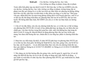 Công văn 795/BGDĐT-GDĐH 2020 triển khai công tác đào tạo từ xa ứng phó với dịch Covid-19