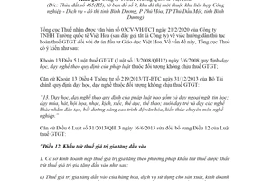 Công văn 986/TCT-KK 2020 thủ tục hoàn thuế giá trị gia tăng đối với dự án đầu tư Giáo dục Việt Hoa